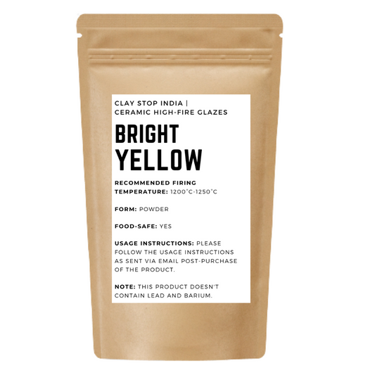 Bright Yellow (High-Fire Pottery Glaze)