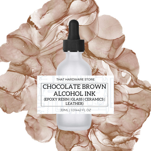 Chocolate Brown Alcohol Ink (Epoxy Resin | Glass | Ceramics | Leather)