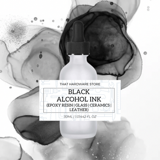 Black Alcohol Ink (Epoxy Resin | Glass | Ceramics | Leather)