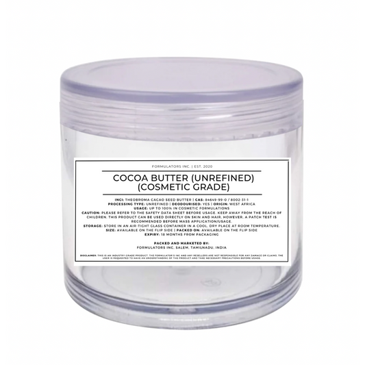 Cocoa Butter (Unrefined) (Cosmetic Grade)