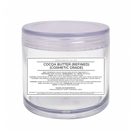 Cocoa Butter (Refined) (Cosmetic Grade)