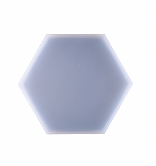 Four Inch Hexagon Coaster Silicone Mould (Epoxy Resin | Terrazzo | Art Concrete)