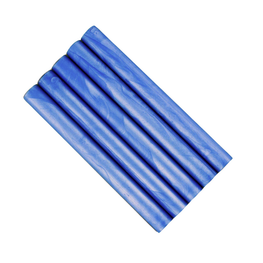 Metallic Greyish Blue Wax Sealing Stick (Heat Glue Gun Compatible)