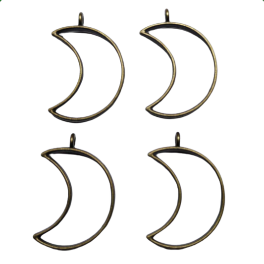 Antique Moon Bezel (UV Resin | DIY Jewellery)