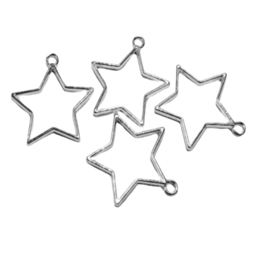 Silver Star Bezel (UV Resin | DIY Jewellery)
