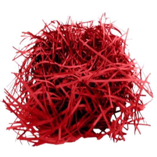 Red Shredded Paper (For Premium Gifting / Hampers / Packaging)