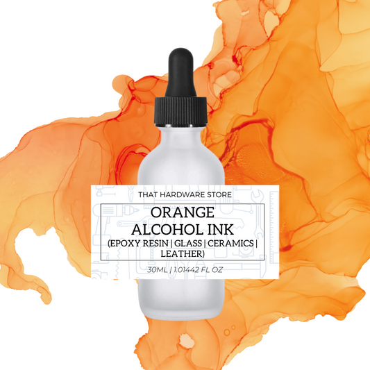 Orange Alcohol Ink (Epoxy Resin | Glass | Ceramics | Leather)