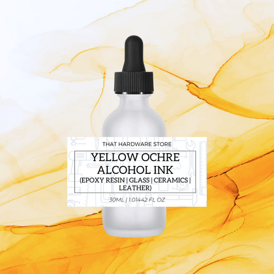 Yellow Ochre Alcohol Ink (Epoxy Resin | Glass | Ceramics | Leather)