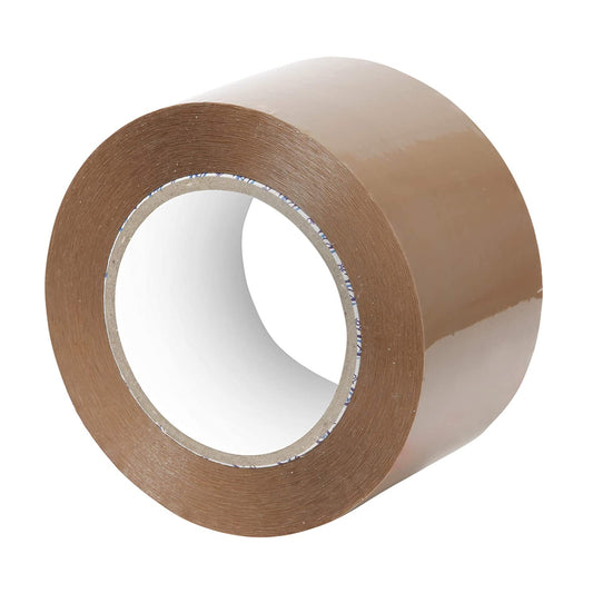 Self Adhesive, Single-sided BOPP Brown Tape (2 Inches, 100 Meters)