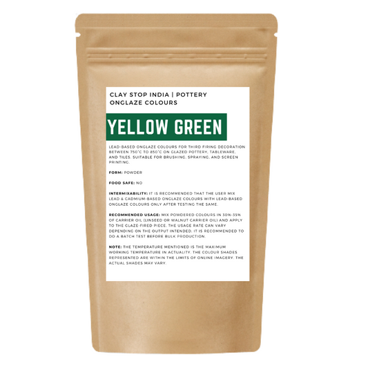 Yellow Green (Lead-Based) (Pottery Onglaze Colours)