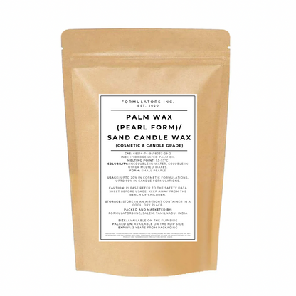 Palm Wax (Pearl Form) / Sand Candle Wax (Cosmetic & Candle Grade)