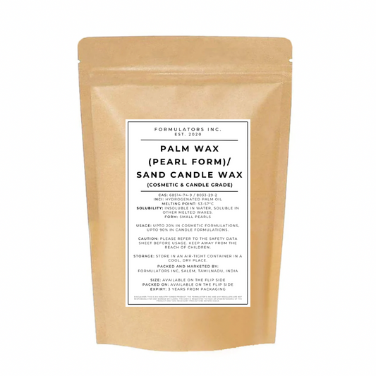 Palm Wax (Pearl Form) / Sand Candle Wax (Cosmetic & Candle Grade)