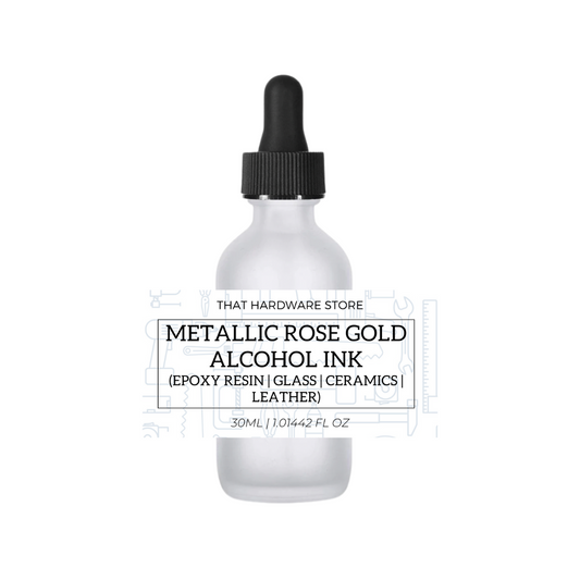 Metallic Rose Gold Alcohol Ink (Epoxy Resin | Glass | Ceramics | Leather)