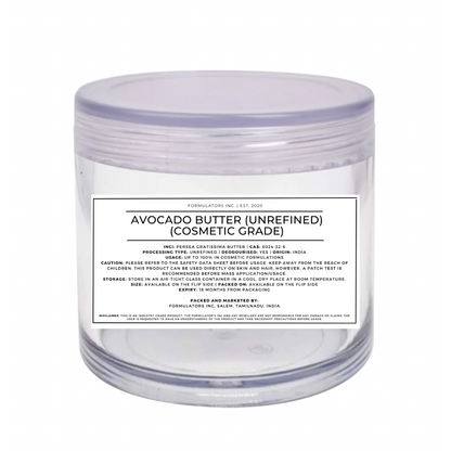 Avocado Butter (Unrefined) (Cosmetic Grade)