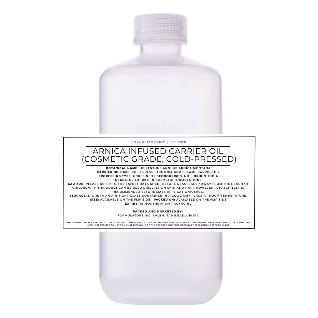 Arnica Infused Carrier Oil (Cosmetic Grade)