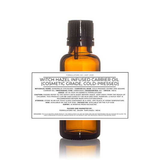 Witch Hazel Infused Carrier Oil (Cosmetic Grade)