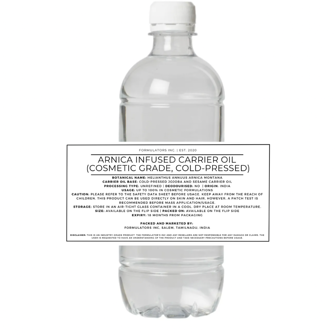 Arnica Infused Carrier Oil (Cosmetic Grade)