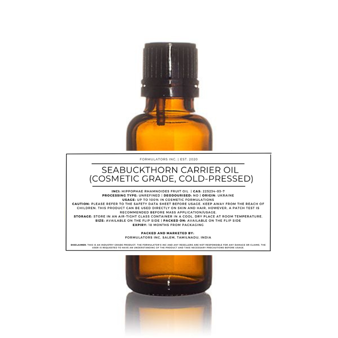 Seabuckthorn Carrier Oil (Cosmetic Grade)