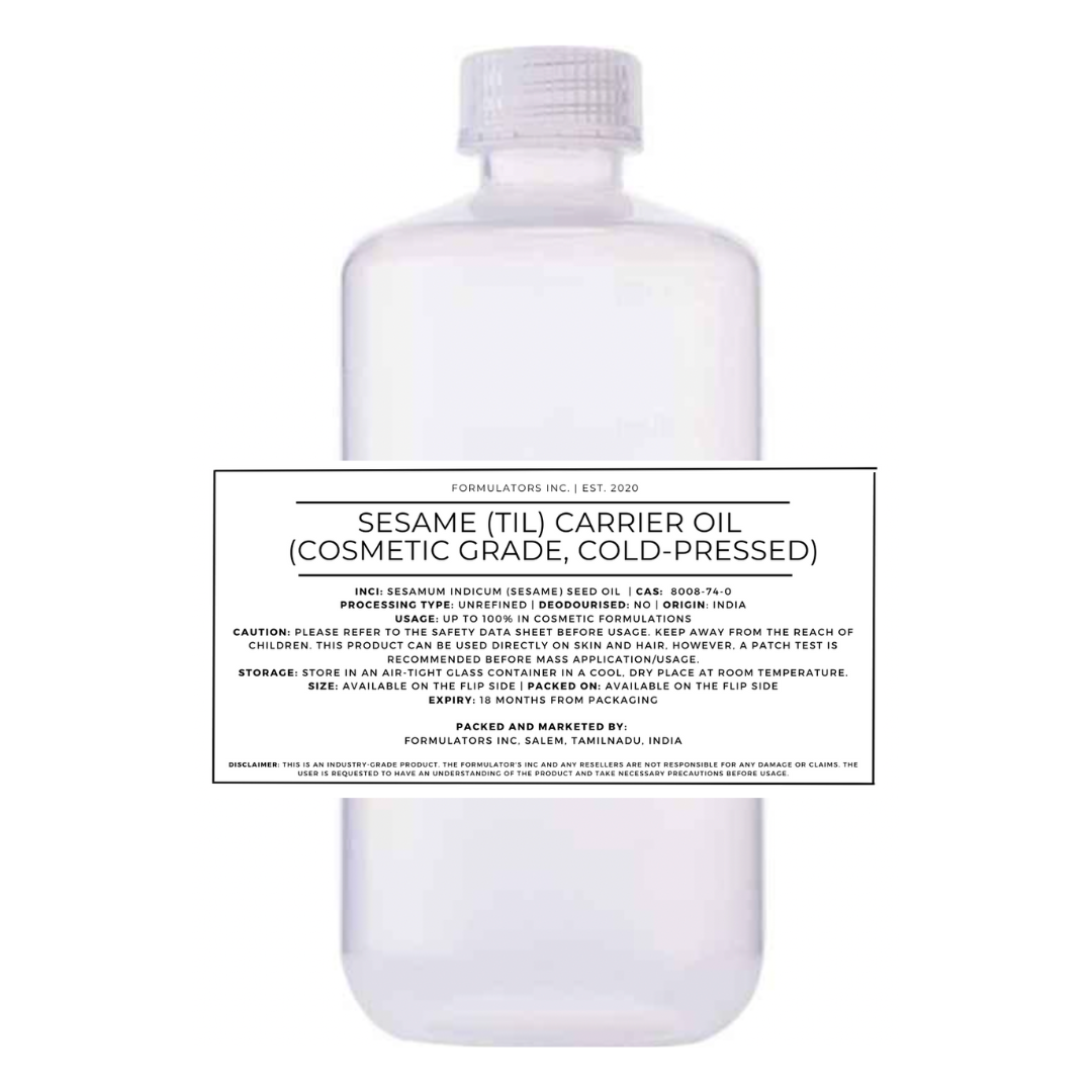 Sesame (Til) Carrier Oil (Cosmetic Grade)