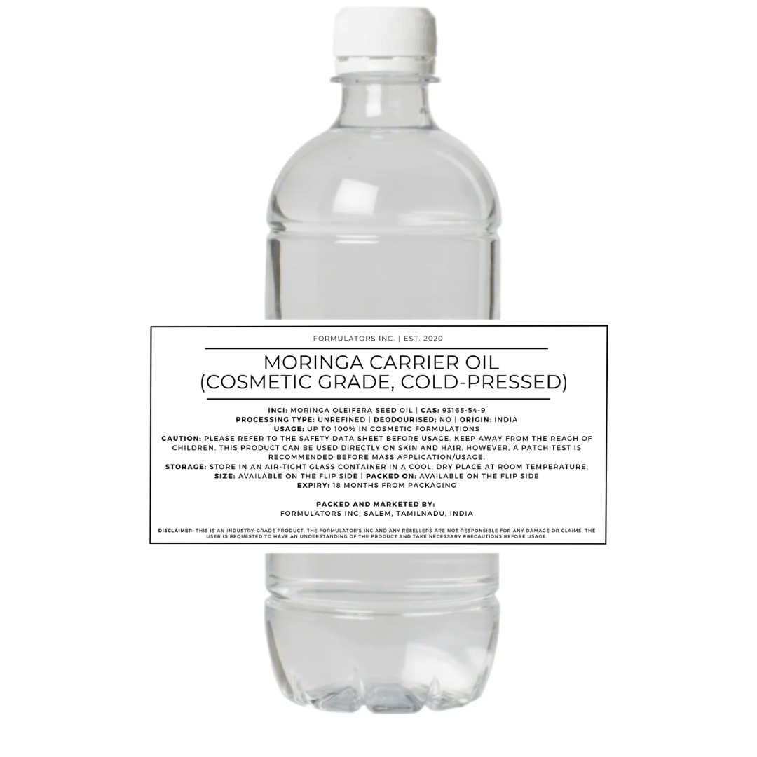 Moringa Carrier Oil (Cosmetic Grade)