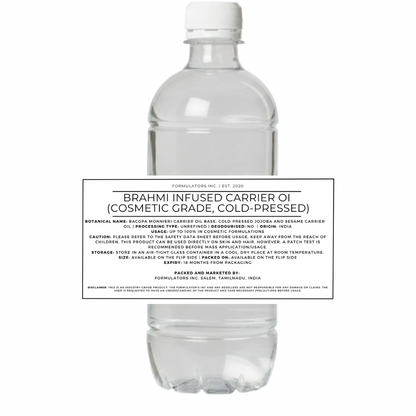 Brahmi Infused Carrier Oil (Cosmetic Grade)