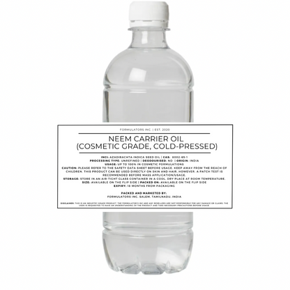 Neem Carrier Oil (Cosmetic Grade)