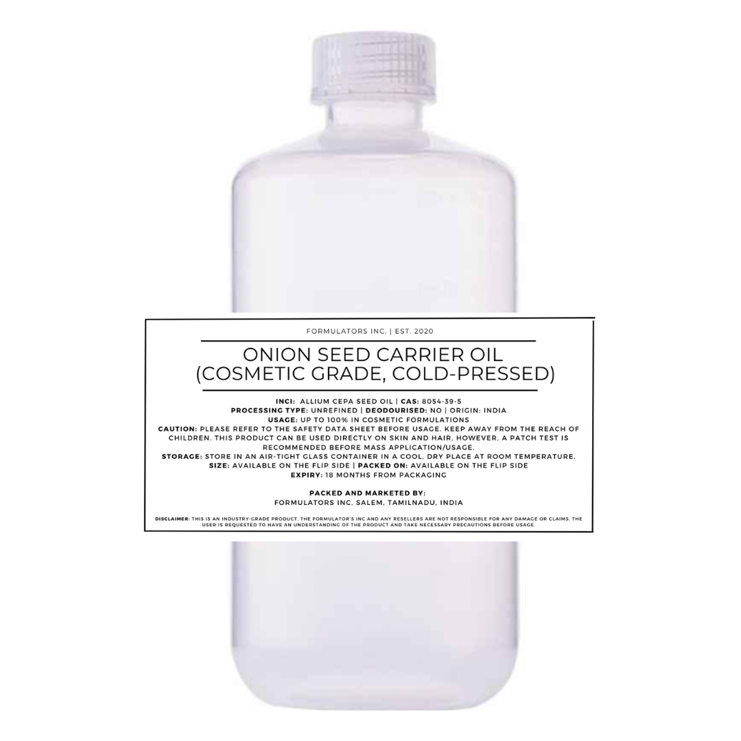 Onion Seed Carrier Oil (Cosmetic Grade)