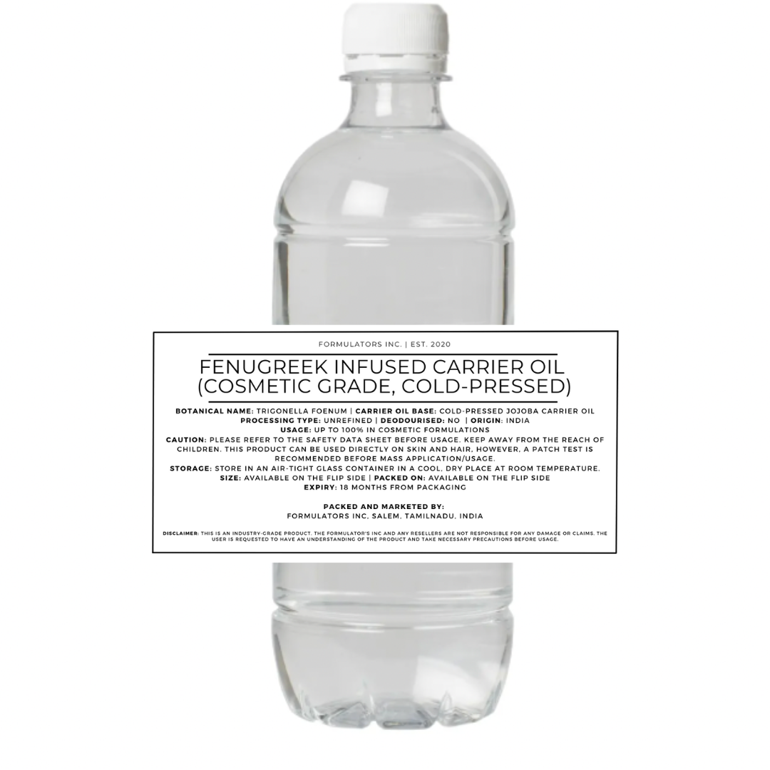 Fenugreek Infused Carrier Oil (Cosmetic Grade)