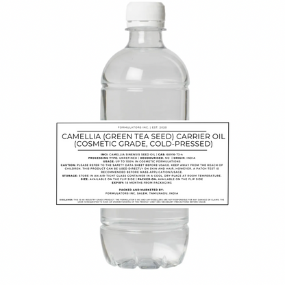 Camellia (Green Tea Seed) Carrier Oil (Cosmetic Grade)