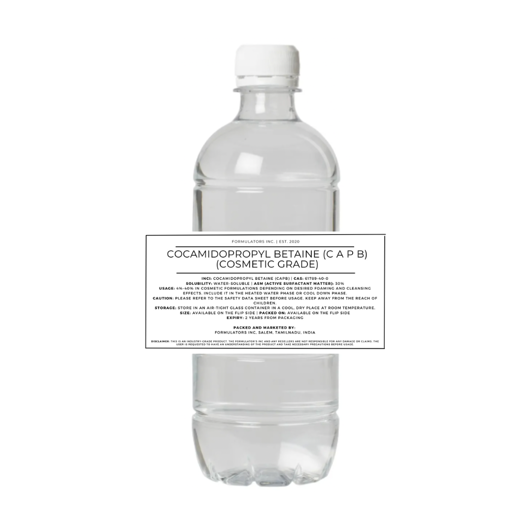 Cocamidopropyl Betaine (C A P B) (Cosmetic Grade)