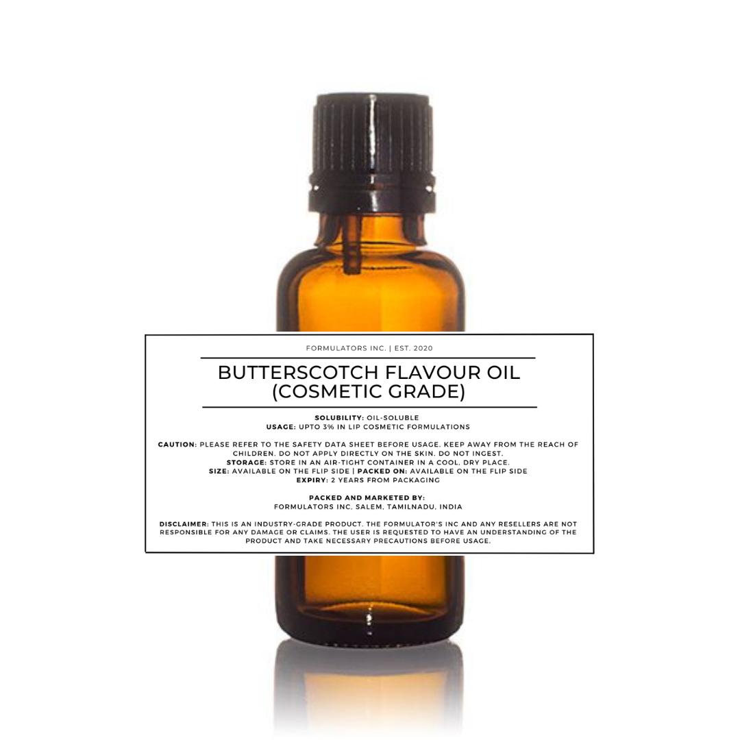 Butterscotch Flavour Oil (Cosmetic Grade)