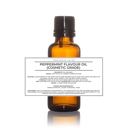 Peppermint Flavour Oil (Cosmetic Grade)
