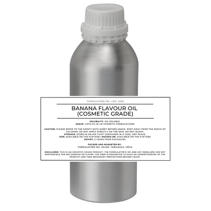 Banana Flavour Oil (Cosmetic Grade)