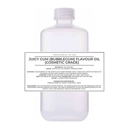 Juicy Gum (Bubblegum) Flavour Oil (Cosmetic Grade)