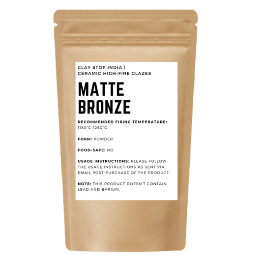 Matte Bronze (High-Fire Pottery Glaze)