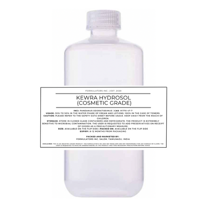 Kewra Hydrosol (Cosmetic Grade)