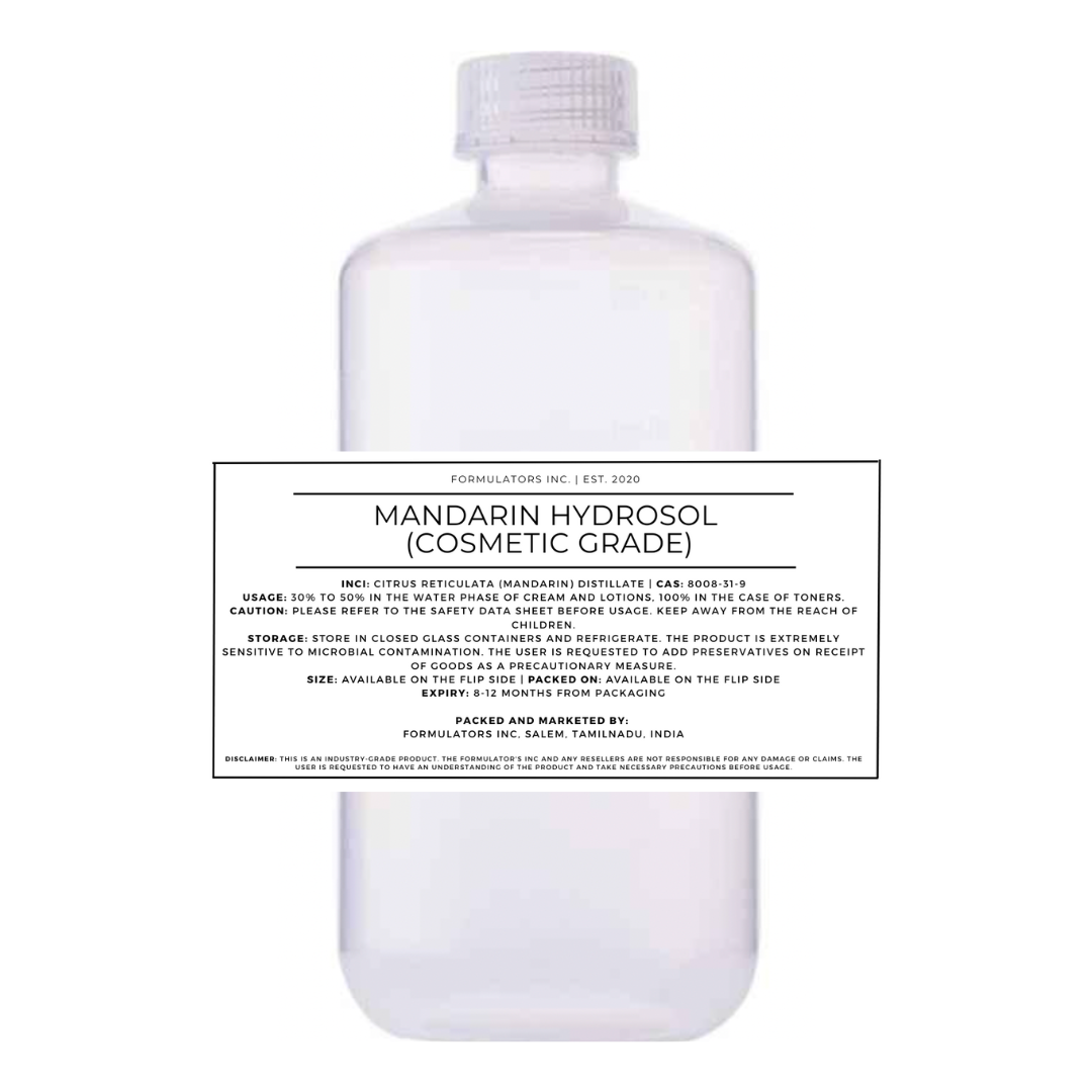 Mandarin Hydrosol (Cosmetic Grade)