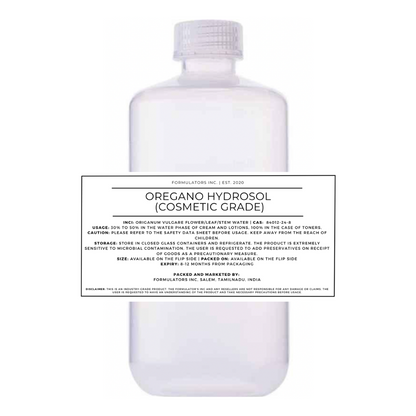 Oregano Hydrosol (Cosmetic Grade)
