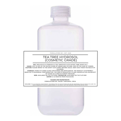 Tea Tree Hydrosol (Cosmetic Grade)