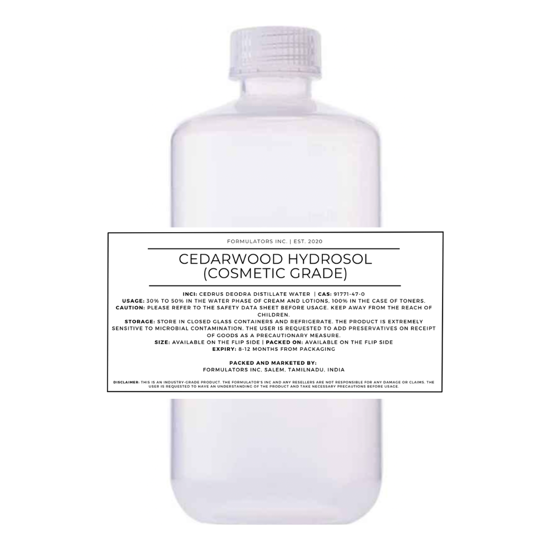 Cedarwood Hydrosol (Cosmetic Grade)