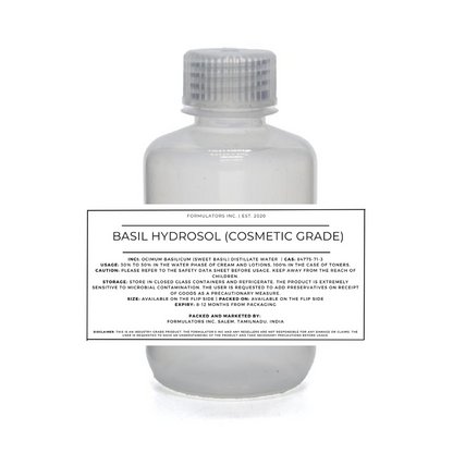 Basil Hydrosol (Cosmetic Grade)