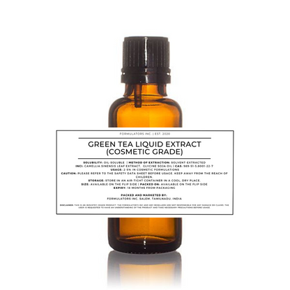 Green Tea Liquid Extract (Cosmetic Grade)