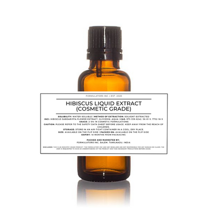 Hibiscus Liquid Extract (Cosmetic Grade)