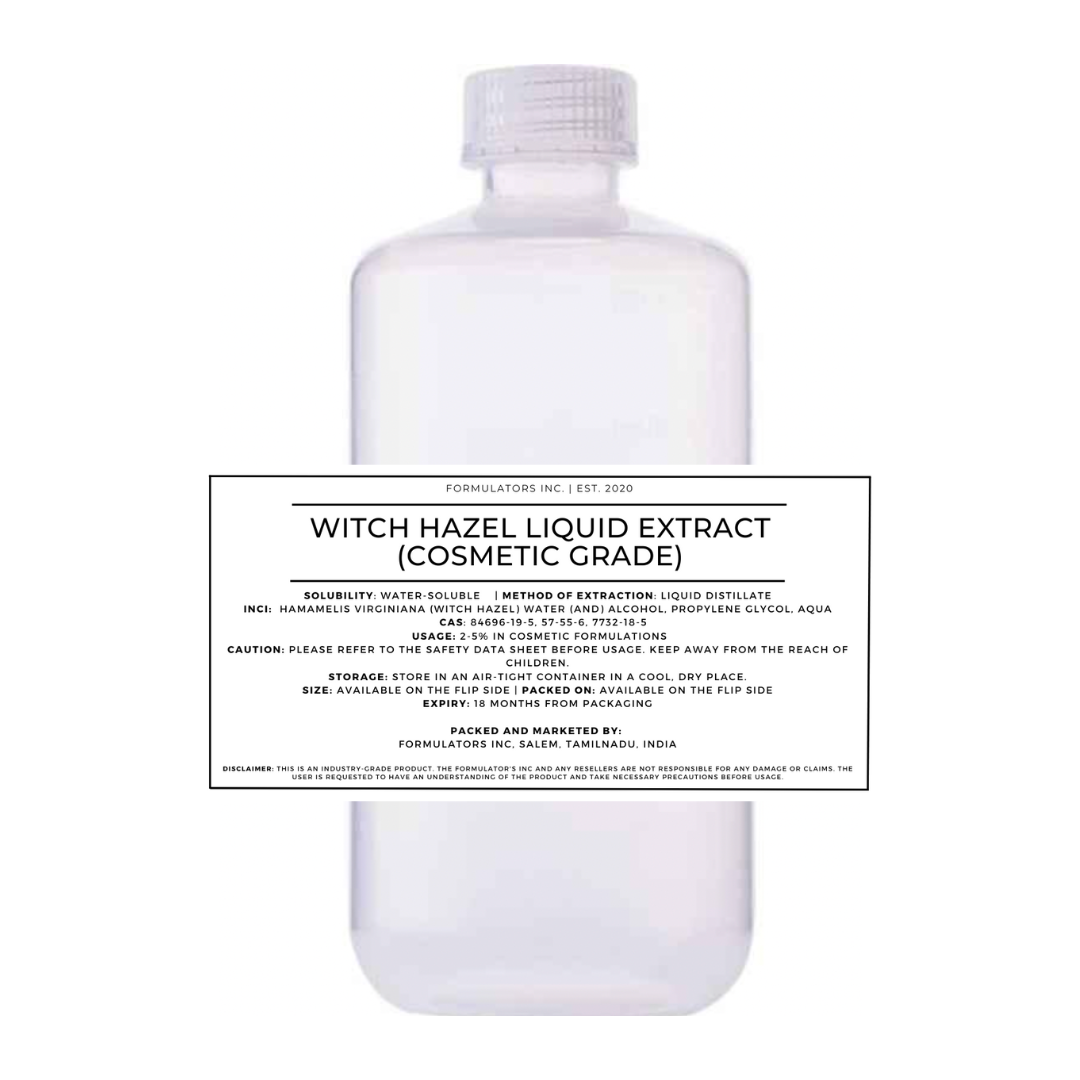 Witch Hazel Liquid Extract (Cosmetic Grade)