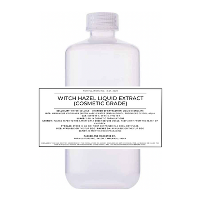 Witch Hazel Liquid Extract (Cosmetic Grade)