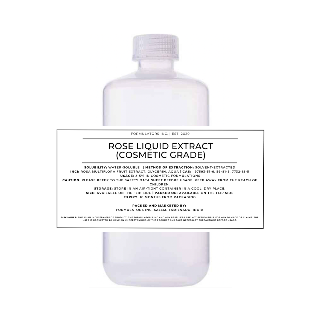 Rose Liquid Extract (Cosmetic Grade)