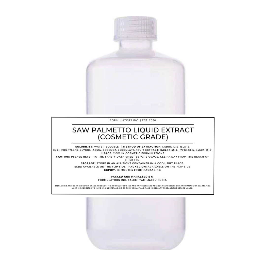 Saw Palmetto Liquid Extract (Cosmetic Grade)