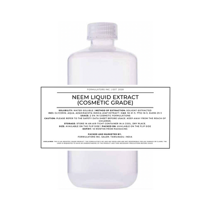 Neem Liquid Extract (Cosmetic Grade)