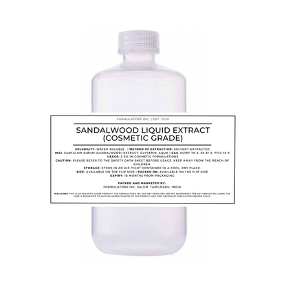 Sandalwood Liquid Extract (Cosmetic Grade)