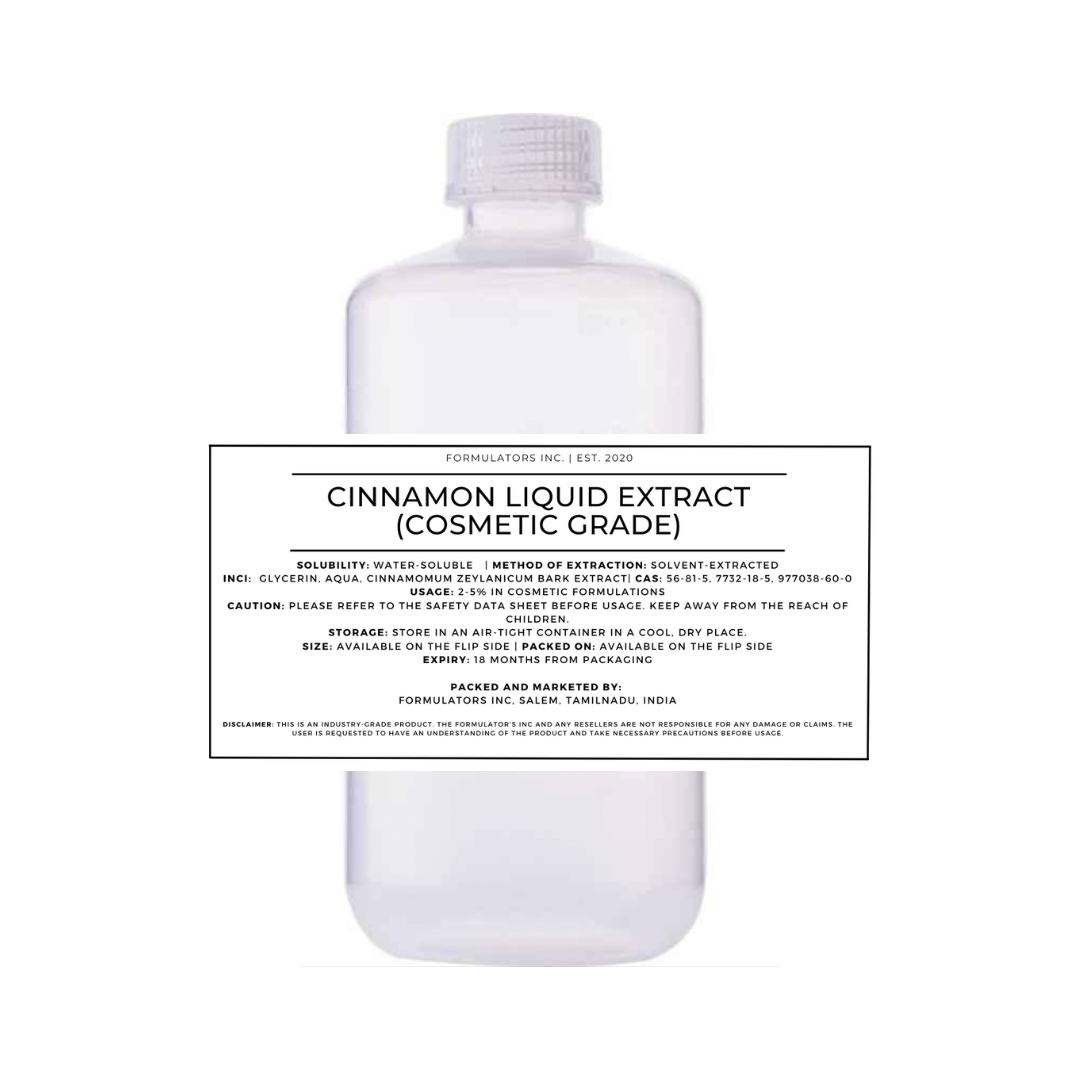 Cinnamon Liquid Extract (Cosmetic Grade)
